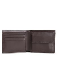 Lacoste Duży Portfel Męski Large Billfold & Coin NH1112FG Brązowy. Kolor: brązowy. Materiał: skóra #2