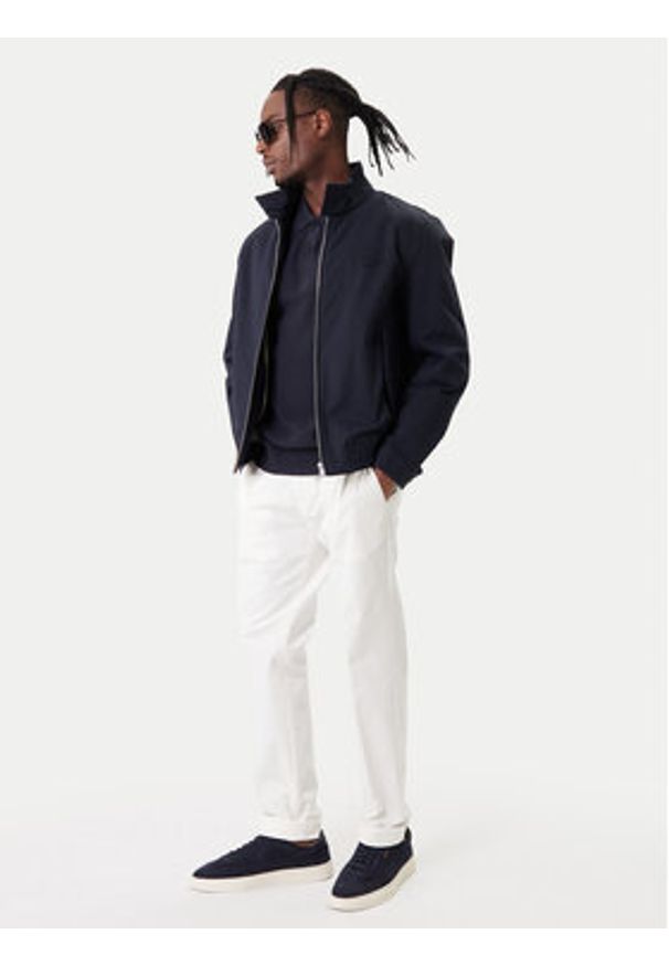 BOSS Kurtka przejściowa H-Coiner 50560144 Granatowy Regular Fit. Kolor: niebieski. Materiał: bawełna