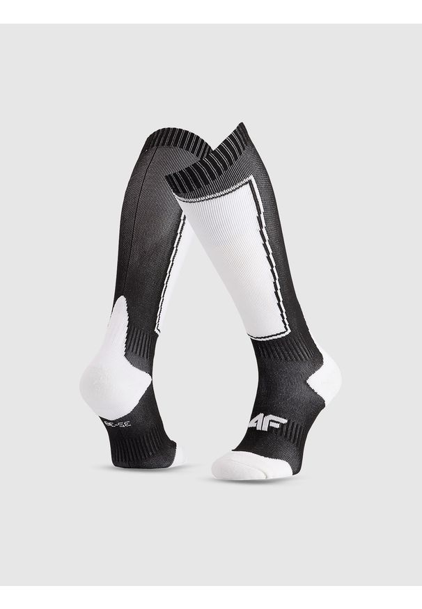 4f - 4F Skarpety narciarskie damskie - czarne 35-38. Kolor: czarny. Sport: narciarstwo