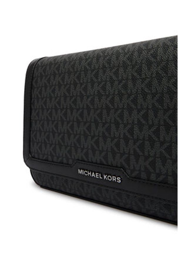 MICHAEL Michael Kors Saszetka 33S6LHDM6B Czarny. Kolor: czarny. Materiał: skóra