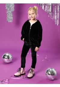 Sinsay - Legginsy z połyskiem - czarny. Kolor: czarny #1