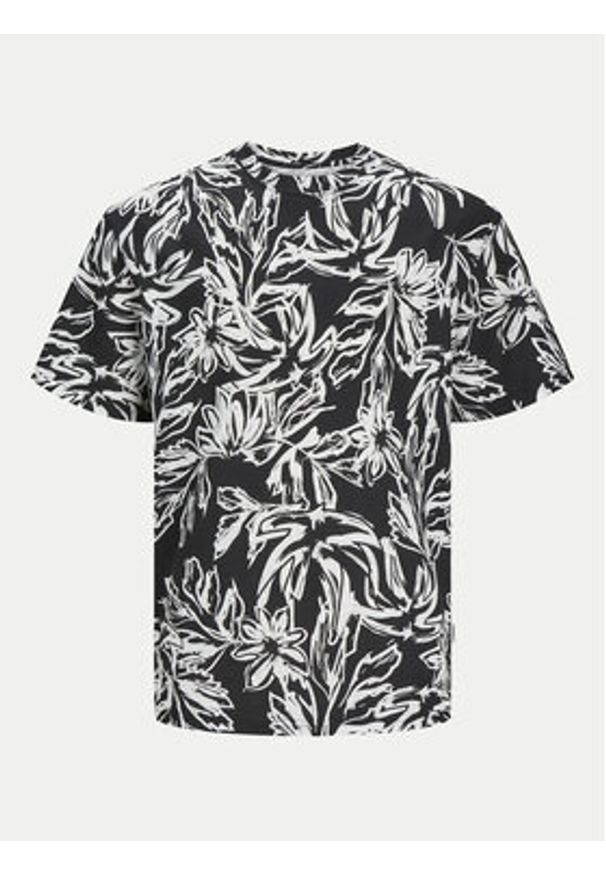 Jack & Jones - Jack&Jones T-Shirt Lafayette 12250434 Czarny Relaxed Fit. Kolor: czarny. Materiał: bawełna