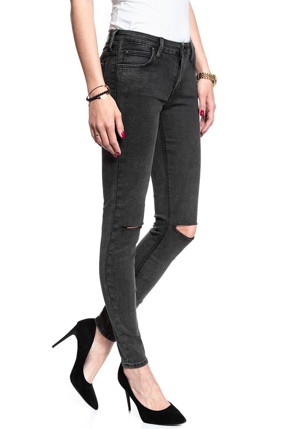 Lee - SPODNIE DAMSKIE LEE SCARLETT MARBLED SLASHED L526AEYZ