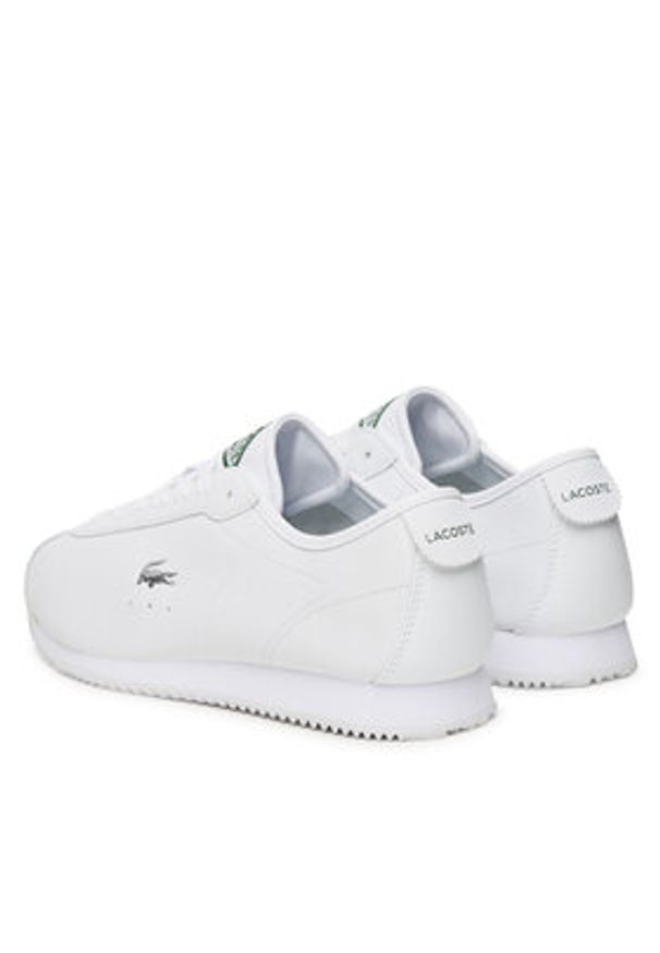 Lacoste Sneakersy Club-Low 7-49SMA0107 Biały. Kolor: biały. Materiał: skóra