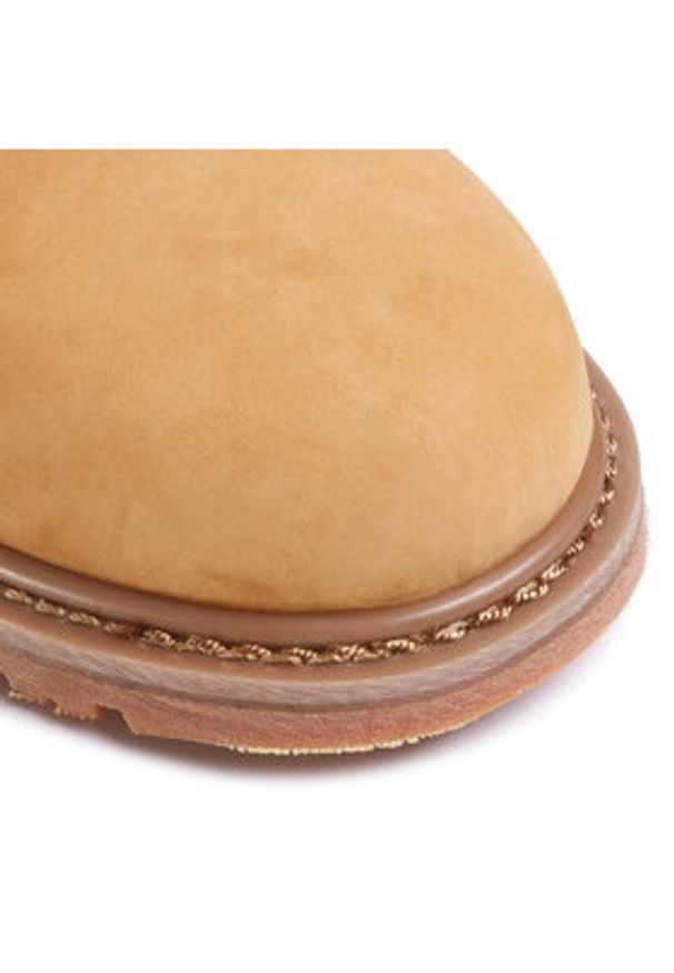 CAT Footwear Trapery Powerplant S3 Hro P724626 Żółty. Kolor: żółty. Materiał: nubuk, skóra