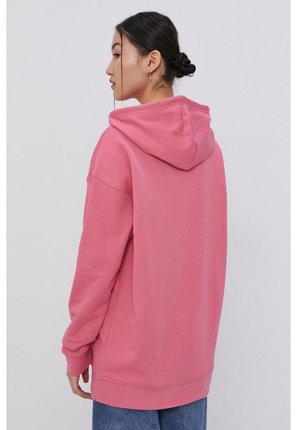 adidas Originals - Bluza bawełniana. Kolor: różowy. Materiał: bawełna. Długość rękawa: długi rękaw. Długość: długie