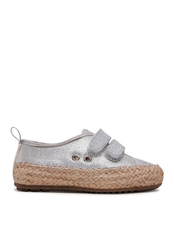 EMU Australia Espadryle Millner Metallic K12506 Srebrny. Kolor: srebrny. Materiał: skóra, zamsz