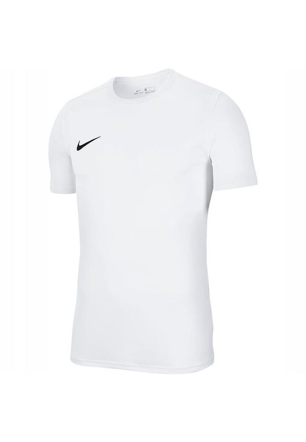 Koszulka piłkarska dziecięca Nike Dry Park VII treningowa szybkoschnąca Dri Fit. Kolor: czarny, wielokolorowy, biały. Technologia: Dri-Fit (Nike). Sport: piłka nożna