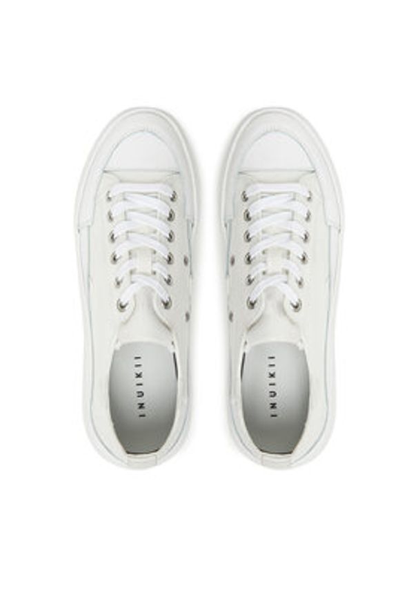 Inuikii Trampki Canvas Lex Low 50102-091 Biały. Kolor: biały. Materiał: materiał