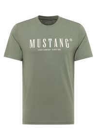 Mustang T-Shirt Austin 1016853 Zielony Regular Fit. Kolor: zielony. Materiał: bawełna #6