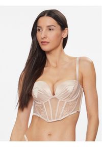 Hunkemöller Biustonosz bardotka Stella C&S Pp Ll 203478 Złoty. Kolor: złoty. Materiał: syntetyk