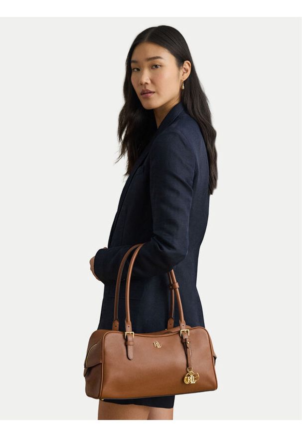 Lauren Ralph Lauren - LAUREN RALPH LAUREN Torebka 431P06068001 Brązowy. Kolor: brązowy. Materiał: skórzane