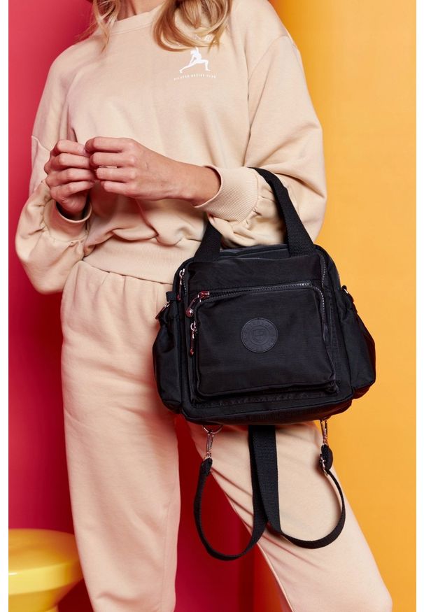 Plecak turystyczny Peterson Praktyczny Torboplecak Damski Wykonany Z Nylonu Lumarko!. Materiał: nylon