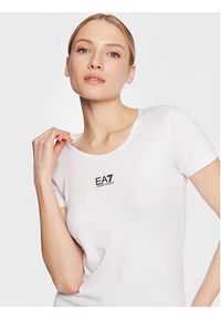 EA7 Emporio Armani T-Shirt 3RTT05 TJDZZ 1100 Biały Regular Fit. Kolor: biały. Materiał: bawełna #3
