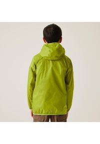 Regatta - Lever II Dziecięca wodoodporna kurtka typu shell. Kolor: zielony #2