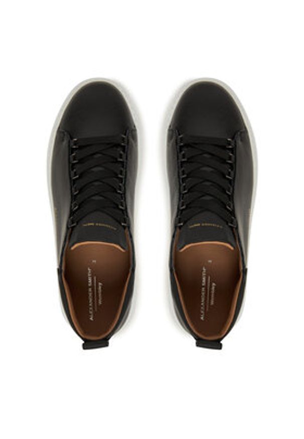 Alexander Smith Sneakersy Wembley ASBCWYM-2264-BLK Czarny. Kolor: czarny. Materiał: skóra