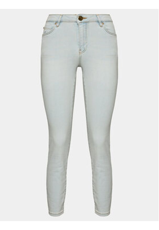 Pinko Jeansy 100169 A1MQ Niebieski Slim Fit. Kolor: niebieski