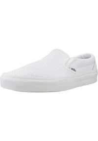 Tenisówki Vans Model Classic Slip-on Kolor Biały. Zapięcie: bez zapięcia. Kolor: biały. Materiał: tkanina, skóra. Model: Vans Classic