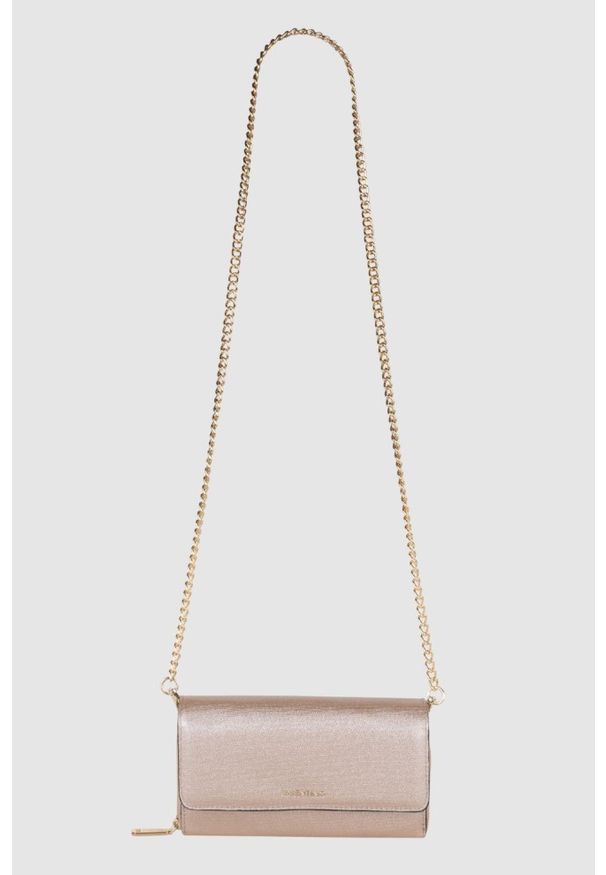 Valentino by Mario Valentino - VALENTINO Złoty portfel na łańcuszku Kalua Pochette. Kolor: złoty