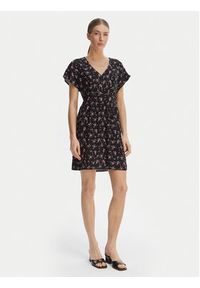 only - ONLY Sukienka letnia Nova 15342707 Czarny Regular Fit. Kolor: czarny. Materiał: wiskoza. Sezon: lato #4