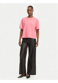 Hugo - HUGO T-Shirt Signature 50556807 Różowy Regular Fit. Kolor: różowy #2