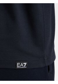 EA7 Emporio Armani T-Shirt 7M002131 AF12957 UB109 Granatowy Regular Fit. Kolor: niebieski. Materiał: bawełna #3