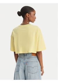 Quiksilver T-Shirt Maxi EQWZT03183 Żółty Oversize. Kolor: żółty. Materiał: bawełna #2