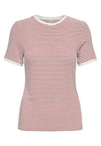 only - ONLY T-Shirt Tine 15315406 Czerwony Regular Fit. Kolor: czerwony. Materiał: wiskoza #8