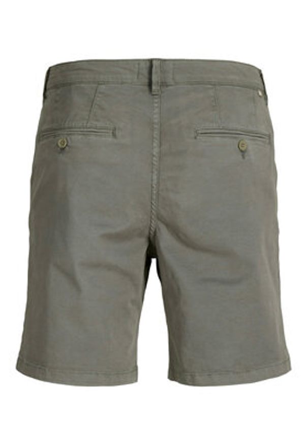 Jack & Jones Szorty materiałowe Ace Vance 12293005 Zielony ciemny Relaxed Fit. Kolor: zielony. Materiał: bawełna