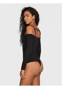 Guess Body Malaya W2BP54 K49A1 Czarny Slim Fit. Kolor: czarny. Materiał: bawełna #4
