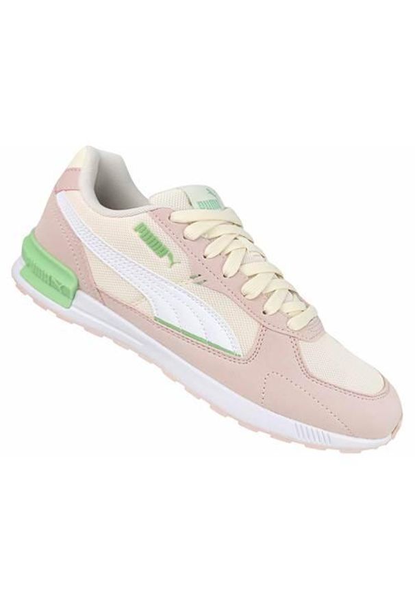 Buty do chodzenia damskie Puma Graviton Jr. Zapięcie: sznurówki. Kolor: różowy. Materiał: guma, materiał, tkanina, syntetyk. Szerokość cholewki: normalna. Sport: turystyka piesza