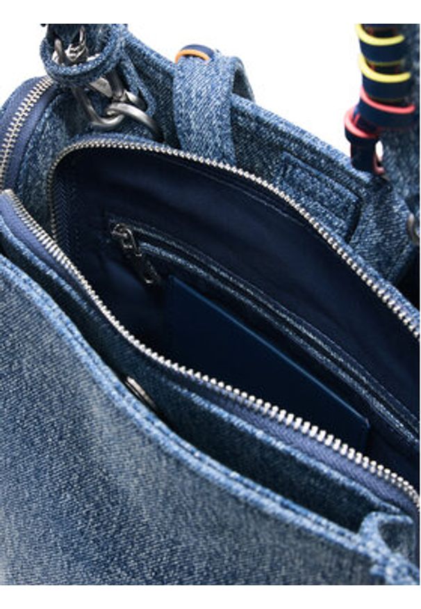 Desigual Plecak 26SAKD08 Niebieski. Kolor: niebieski. Materiał: materiał