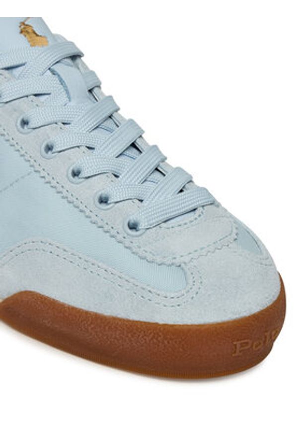 Polo Ralph Lauren Sneakersy Hester Pp Sk Ltl 804978190002 Błękitny. Kolor: niebieski. Materiał: skóra, zamsz