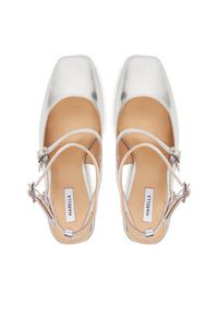 Marella Czółenka 2513521086200 Srebrny. Kolor: srebrny. Materiał: skóra #3