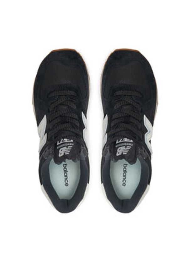 New Balance Sneakersy U574RAB Czarny. Kolor: czarny. Materiał: skóra. Model: New Balance 574