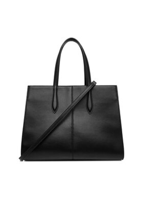 Gino Rossi - GINO ROSSI Torebka LA224-19154 Czarny. Kolor: czarny. Materiał: skórzane