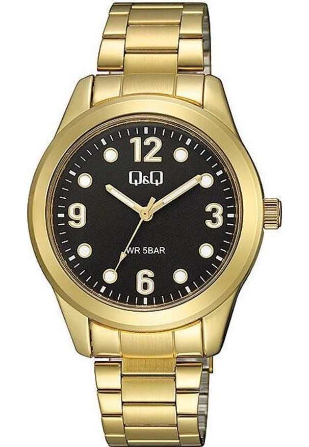 Zegarek Q&Q Zegarek Q35B-003P Damski Klasyczny Złoty 30M. Kolor: złoty. Styl: klasyczny