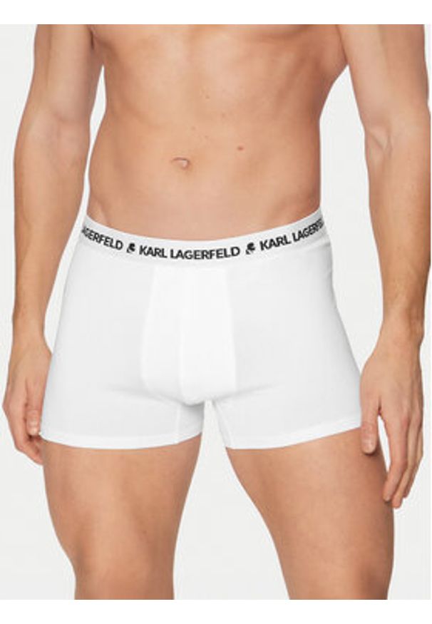 Karl Lagerfeld - KARL LAGERFELD Komplet bokserek A1M47151 Biały. Kolor: biały. Materiał: bawełna