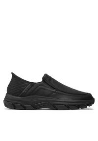 skechers - Skechers Sneakersy 204810 BBK Czarny. Kolor: czarny. Materiał: skóra #1