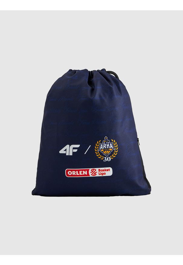 4f - 4F Plecak-worek 4F x Arka Gdynia 2025/26 - granatowy Uniwersalny. Kolor: niebieski. Wzór: nadruk