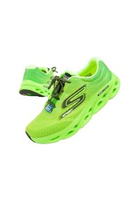 skechers - Buty do biegania Mężczyzna Skechers Go Run zielony. Kolor: zielony. Materiał: materiał, syntetyk. Sport: bieganie #1