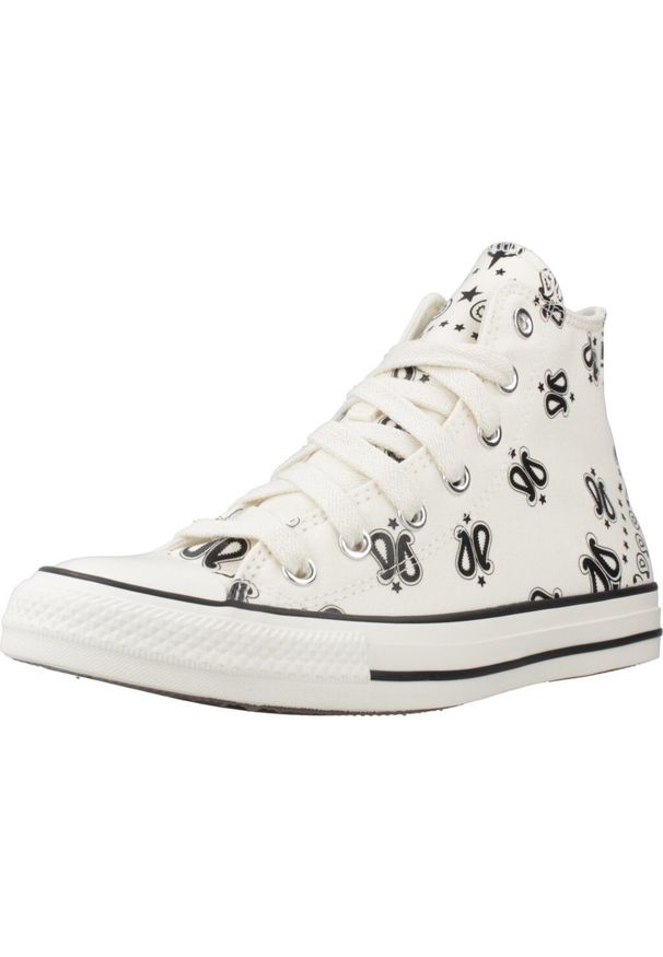 Converse - Buty CONVERSE CHUCK TAYLOR ALL STAR PAISLEY Biały. Kolor: biały. Materiał: tkanina. Wzór: paisley
