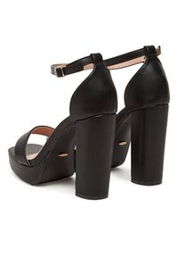 DeeZee Sandały LE601-19 Czarny. Kolor: czarny. Materiał: materiał, syntetyk