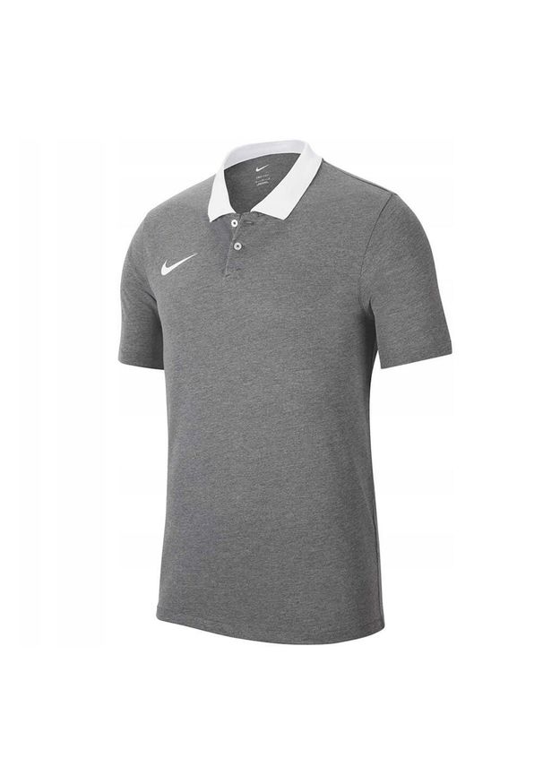 Nike - Koszulka Polo Z Krótkim Rękawem Dla Dzieci Park 20 DriFIT. Typ kołnierza: polo. Kolor: szary. Długość rękawa: krótki rękaw. Długość: krótkie