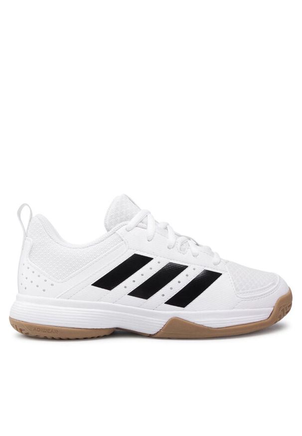 Adidas - adidas Buty halowe Ligra 7 Kids FZ4680 Biały. Kolor: biały. Materiał: materiał