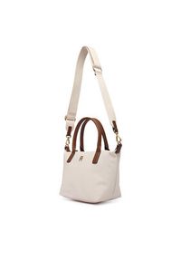 TOMMY HILFIGER - Tommy Hilfiger Torebka Popette Mini Tote AW0AW17709 Écru #4