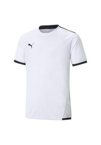 Koszulka dla dzieci Puma teamLIGA Jersey Junior. Kolor: czarny, biały, wielokolorowy. Materiał: jersey #1