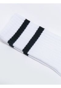 Big-Star - Skarpety unisex długie białe Ribs 101. Kolor: biały #3