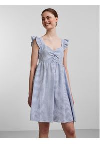 Pieces Sukienka letnia Serra 17126221 Niebieski Regular Fit. Kolor: niebieski. Materiał: syntetyk. Sezon: lato #1