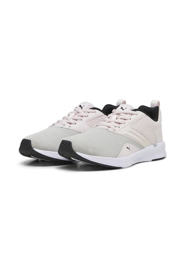 Buty do biegania dla dorosłych Puma Nrgy Comet Galaxy. Zapięcie: sznurówki. Kolor: biały, wielokolorowy, szary. Materiał: materiał, syntetyk, tkanina. Szerokość cholewki: normalna